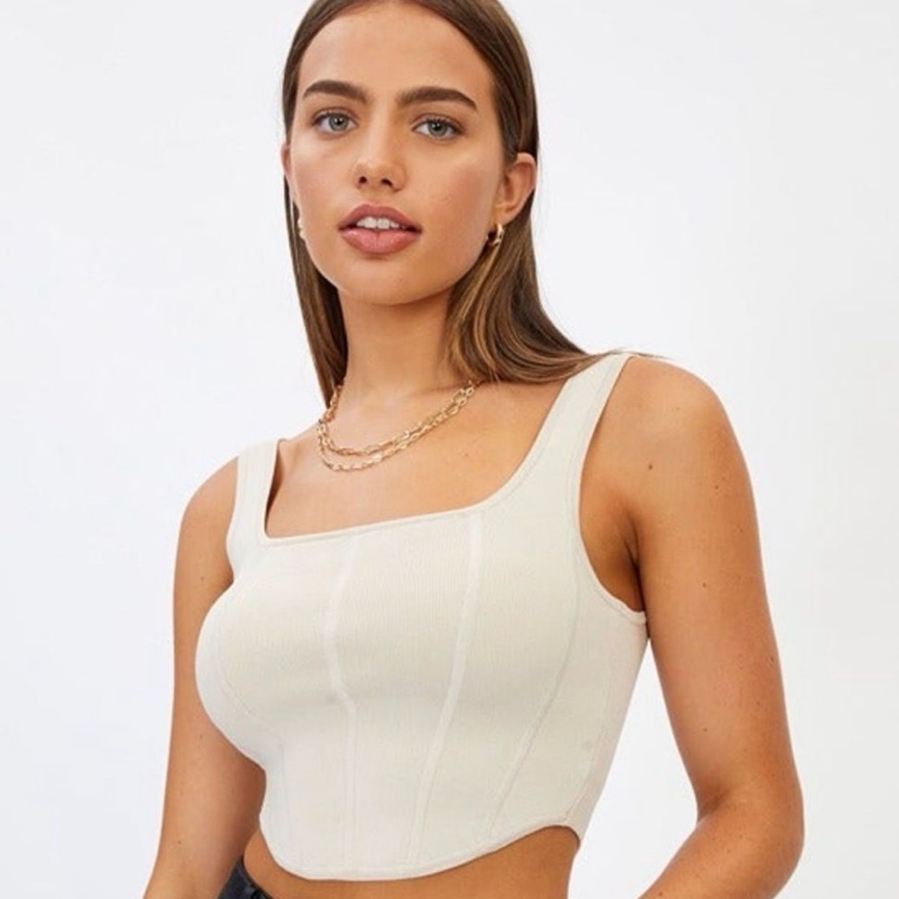 Glassons square neck tank xs